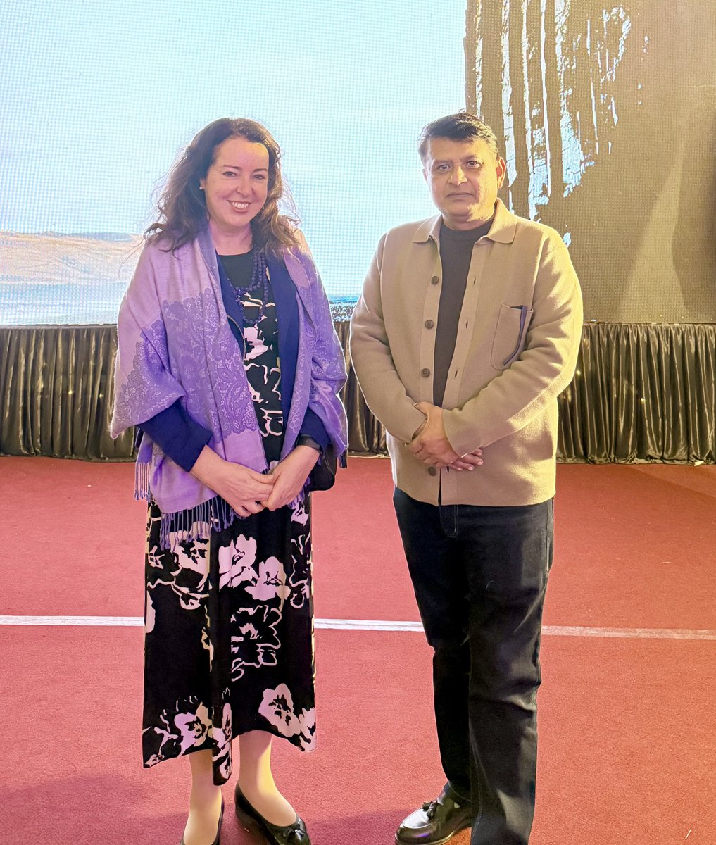 A pleasure to meet H.E. Ms. <a href="/SwissAmbIND/">Maya Tissafi</a> Ambassador of Switzerland, once again. Her warm and thoughtful diplomacy continues to strengthen the bonds between our nations. 🇮🇳🤝🇨🇭
<a href="/SwissEmbassyIND/">Embassy of Switzerland in India and Bhutan</a>