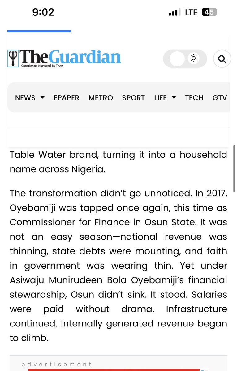 salawueedris1's tweet photo. Bola Asiwaju (AMBO) @OyebamijiBola isn’t the architect of half salary. 

Refrain from cheap blackmail if you can’t sell your incompetent one-term Governor Ademola Adeleke to the Osun people. 
 
Frame 1. During the half-salary period(2015), Bola OYEBAMIJI(AMBO) wasn’t the commissioner for finance—During that period, you were with Bukola Saraki and you never came to Osun until 2022/2023.

Frame 2: In 2017, Aregbesola nominated commissioners and assigned portfolios for them. Bola OYEBAMIJI(AMBO) was appointed commissioner of finance in 2017.  In 2017, he reformed the Ministry of Finance and grew the IGR from ₦6 billion where he met it, to ₦24 billion by 2022—5years!

Frame 3: Aregbesola left power in 2018. Before he left, workers' full salaries were paid! This full salary was made possible due to the revival of the Osun economy and with the help of BOLA OYEBAMIJI (AMBO)

Frame 4: “The transformation didn’t go unnoticed. In 2017, Oyebamiji was tapped once again, this time as Commissioner for Finance in Osun State. It was not an easy season—national revenue was thinning, state debts were mounting, and faith in government was wearing thin. Yet under Asiwaju Munirudeen Bola Oyebamiji’s financial stewardship, Osun didn’t sink. It stood. Salaries were paid without drama. Infrastructure continued. Internally generated revenue began to climb”

The popularity of AMBO is giving them a severe headache.