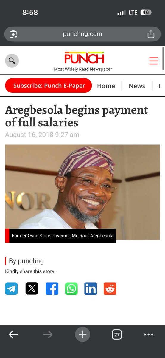 salawueedris1's tweet photo. Bola Asiwaju (AMBO) @OyebamijiBola isn’t the architect of half salary. 

Refrain from cheap blackmail if you can’t sell your incompetent one-term Governor Ademola Adeleke to the Osun people. 
 
Frame 1. During the half-salary period(2015), Bola OYEBAMIJI(AMBO) wasn’t the commissioner for finance—During that period, you were with Bukola Saraki and you never came to Osun until 2022/2023.

Frame 2: In 2017, Aregbesola nominated commissioners and assigned portfolios for them. Bola OYEBAMIJI(AMBO) was appointed commissioner of finance in 2017.  In 2017, he reformed the Ministry of Finance and grew the IGR from ₦6 billion where he met it, to ₦24 billion by 2022—5years!

Frame 3: Aregbesola left power in 2018. Before he left, workers' full salaries were paid! This full salary was made possible due to the revival of the Osun economy and with the help of BOLA OYEBAMIJI (AMBO)

Frame 4: “The transformation didn’t go unnoticed. In 2017, Oyebamiji was tapped once again, this time as Commissioner for Finance in Osun State. It was not an easy season—national revenue was thinning, state debts were mounting, and faith in government was wearing thin. Yet under Asiwaju Munirudeen Bola Oyebamiji’s financial stewardship, Osun didn’t sink. It stood. Salaries were paid without drama. Infrastructure continued. Internally generated revenue began to climb”

The popularity of AMBO is giving them a severe headache.