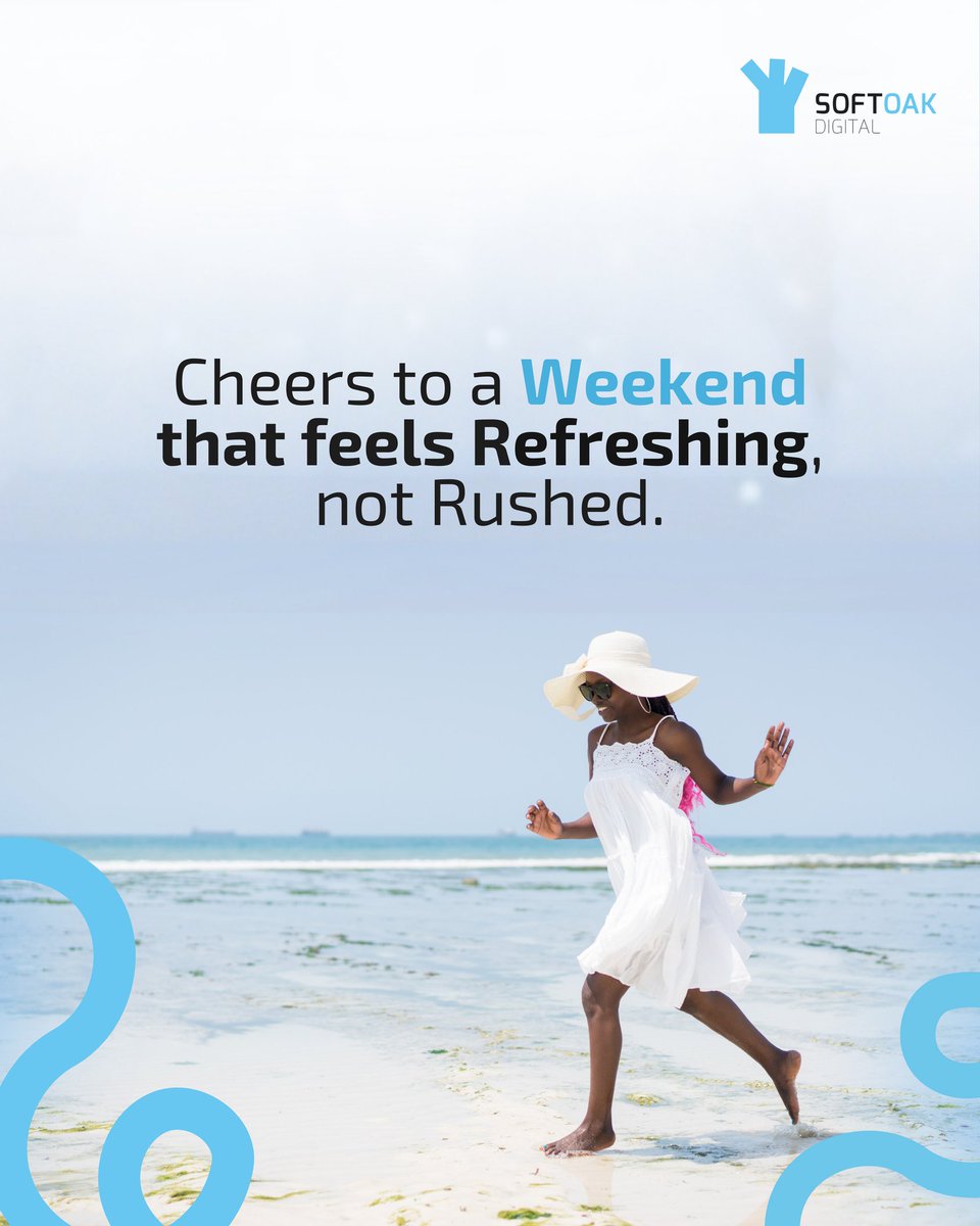 TGIF
A gentle reminder that rest is also a form of productivity.
As we wrap up the week, let’s step into a weekend that feels refreshing and far from rushed.
Reset
Realign
Return with clarity.

Wishing you a restorative weekend ahead.
#contentmarketing #fridayvibes