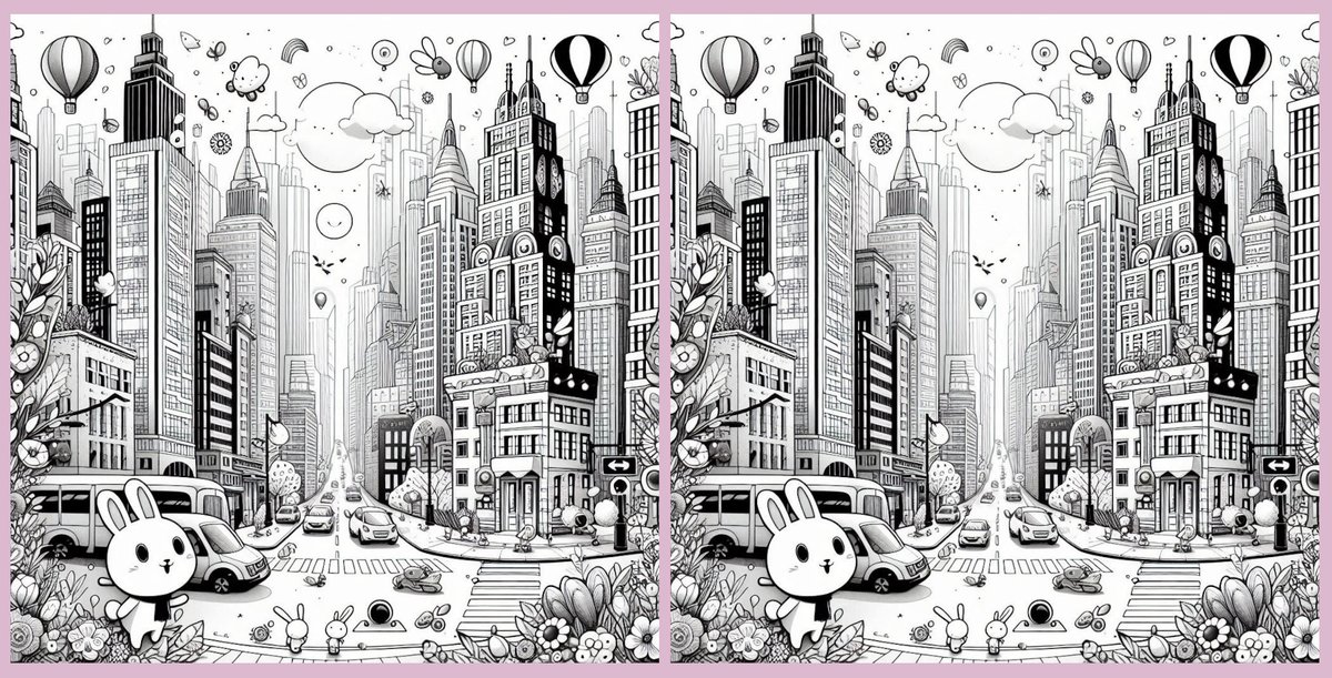 0Babilu0's tweet photo. Find the 3 differences 🧐, #gmega and discover a lot of good app on @megaeth testnet 🐰 https://t.co/ZQkq1EO4qF