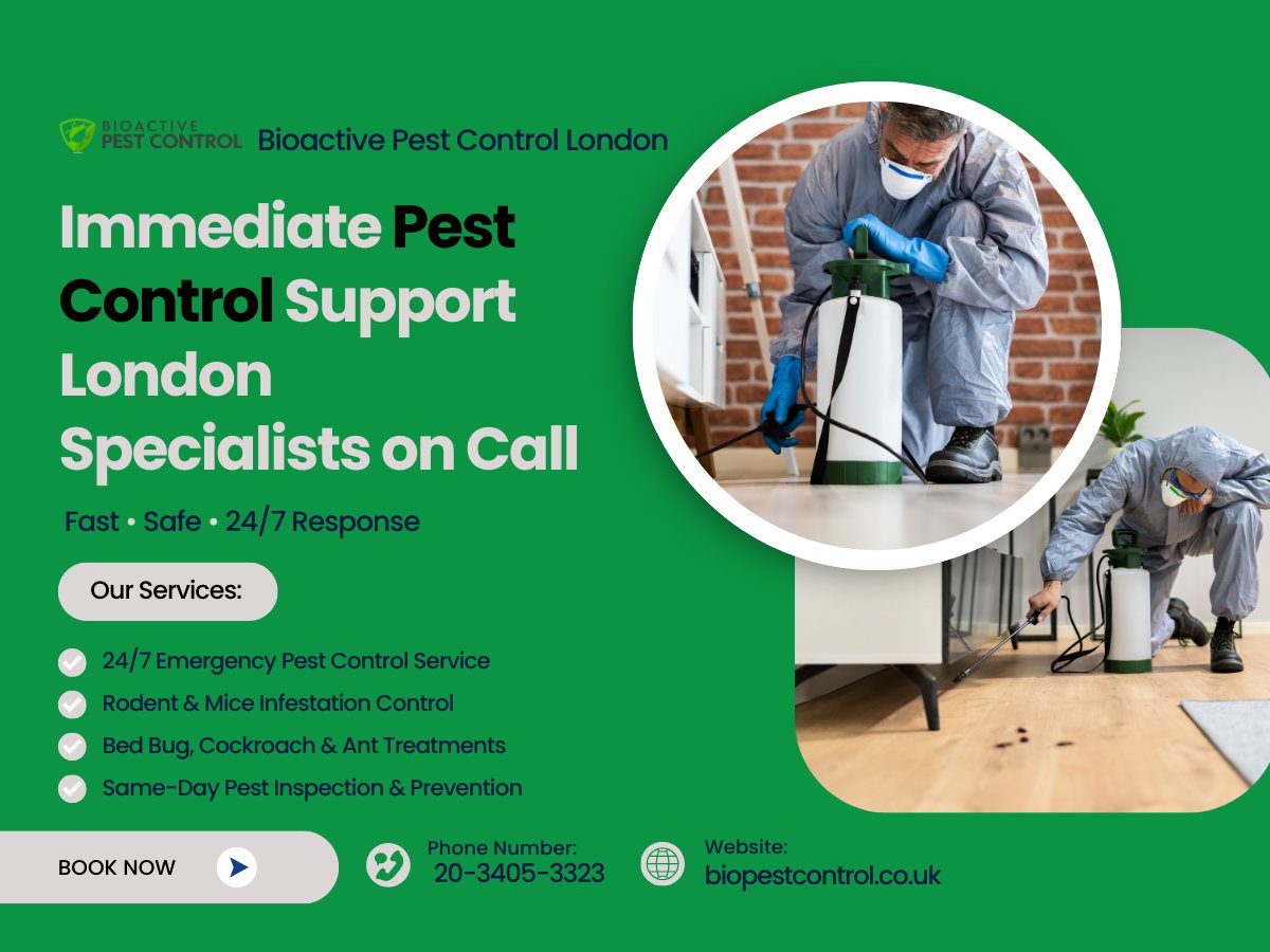 Bioactive Pest Control London (@biopestcontrol) / Posts / X