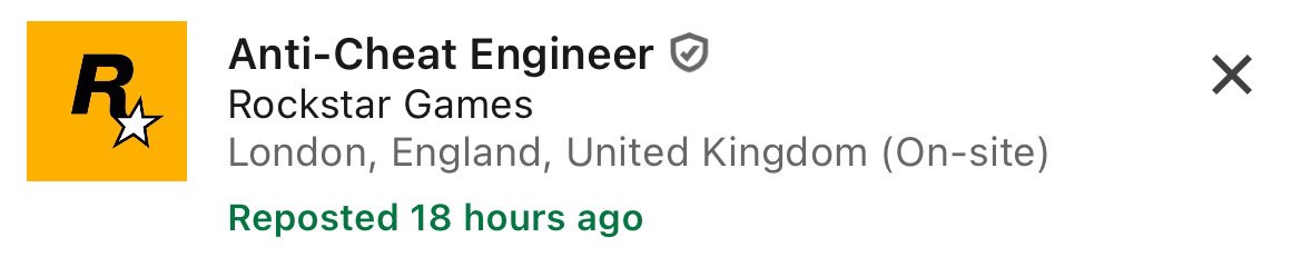 People applying already are probably the ones that use cheats during San andres and vice city 😂