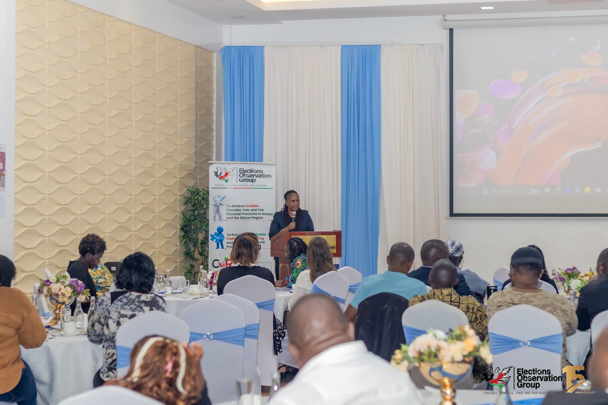 elogkenya's tweet photo. As we marked #ELOG@15, speakers noted that Kenya was entering a decisive phase of electoral preparations and reaffirmed ELOG’s leadership in advancing reforms, amplifying civic participation, and strengthening early-warning systems for credible 2027 elections.
#EyesOnElections https://t.co/nHUhimqX8i