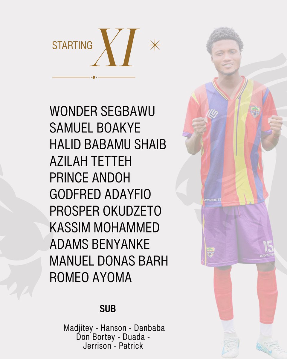 auroras1911's tweet photo. YOUR STARTING XI
Here are the warriors going into battle against Paradise Warriors!
Strong lineup. Strong mentality. Strong ambition.
How do you rate today’s XI? 👇
#AurorasXI #Matchday #GHFootball https://t.co/wRueaepb5Y