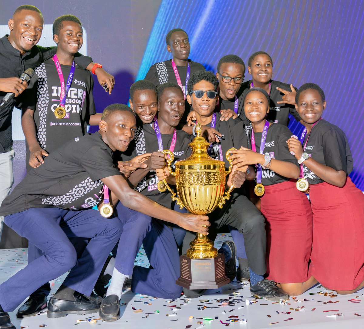 iscc_ug's tweet photo. @STAHIZA_School didn’t just win, they dominated, they endured, and they have made history.
At Uganda's biggest coding event, they rose above 48 schools to claim the ISCC National Championship 2025. Uganda, salute your champions. https://t.co/SQ1UMRkGo9