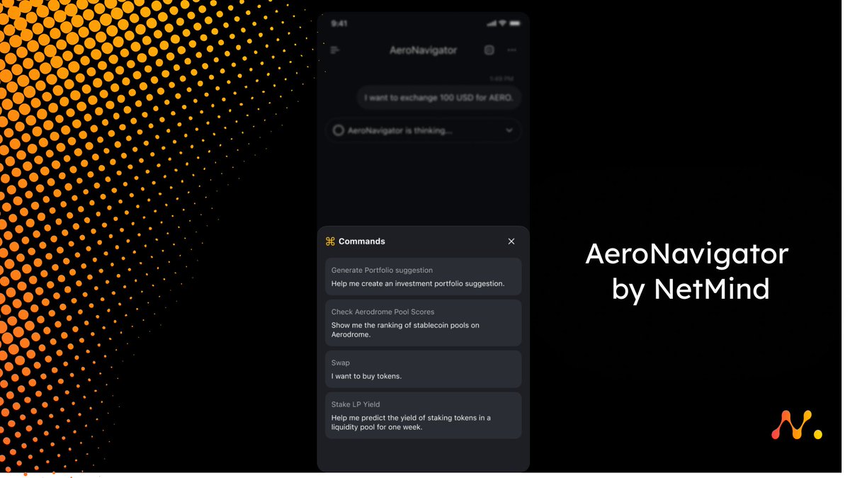 Bots react. Agents reason.

A Telegram bot executes a script blindly. If the transaction fails, it stops.

AeroNavigator simulates the outcome before execution.

• Intent: "Maximize Yield" • Simulation 1: High IL risk. (Rejected) • Simulation 2: Low volume. (Rejected) •