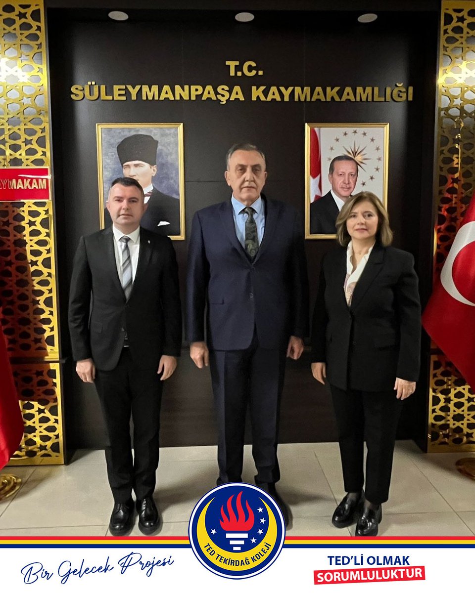 TedTekirdag's tweet photo. TED Tekirdağ Koleji olarak, 2025-2026 eğitim ve öğretim yılı başlangıcı kapsamında Tekirdağ Süleymanpaşa Kaymakamı Sayın Mahmut Nedim TUNÇER’i makamında ziyaret ettik.

@g_suleymanpasa https://t.co/9qJJf58Us2