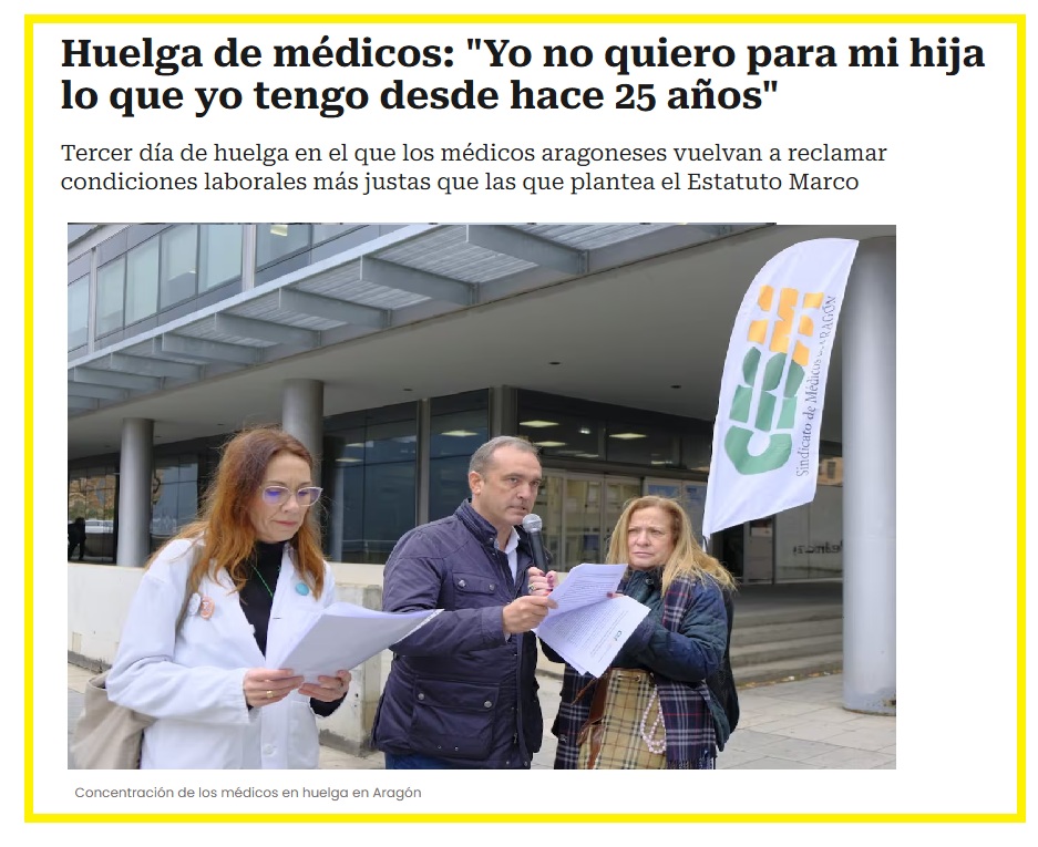 CESMARAGON's tweet photo. (1/2) Los facultativos han vuelto a denunciar sus condiciones laborales, condiciones que dicen no quieren que hereden las nuevas generaciones de médicos. "Queremos un estatuto que no vulnere nuestros derechos como trabajadores, que no nos obligue a hacer jornadas maratonianas ... https://t.co/DSbgEdhM7R