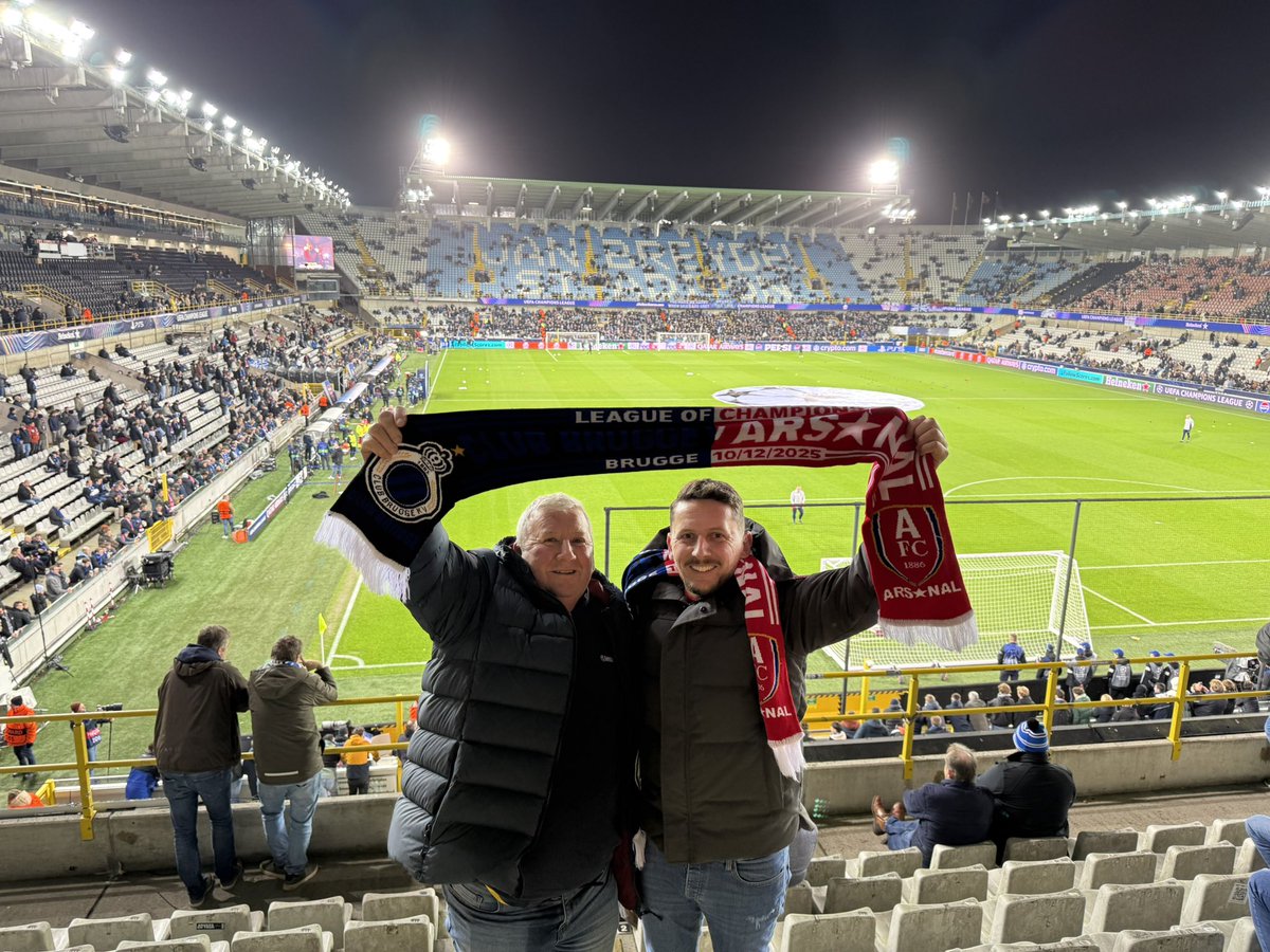 GeorgeFitzie's tweet photo. Brugge (A) ✅ 

@Arsenal https://t.co/x7CjANlCjn