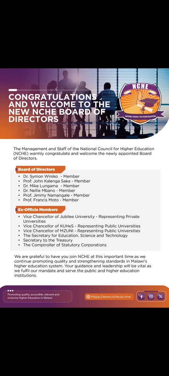 NCHE MALAWI tweet media