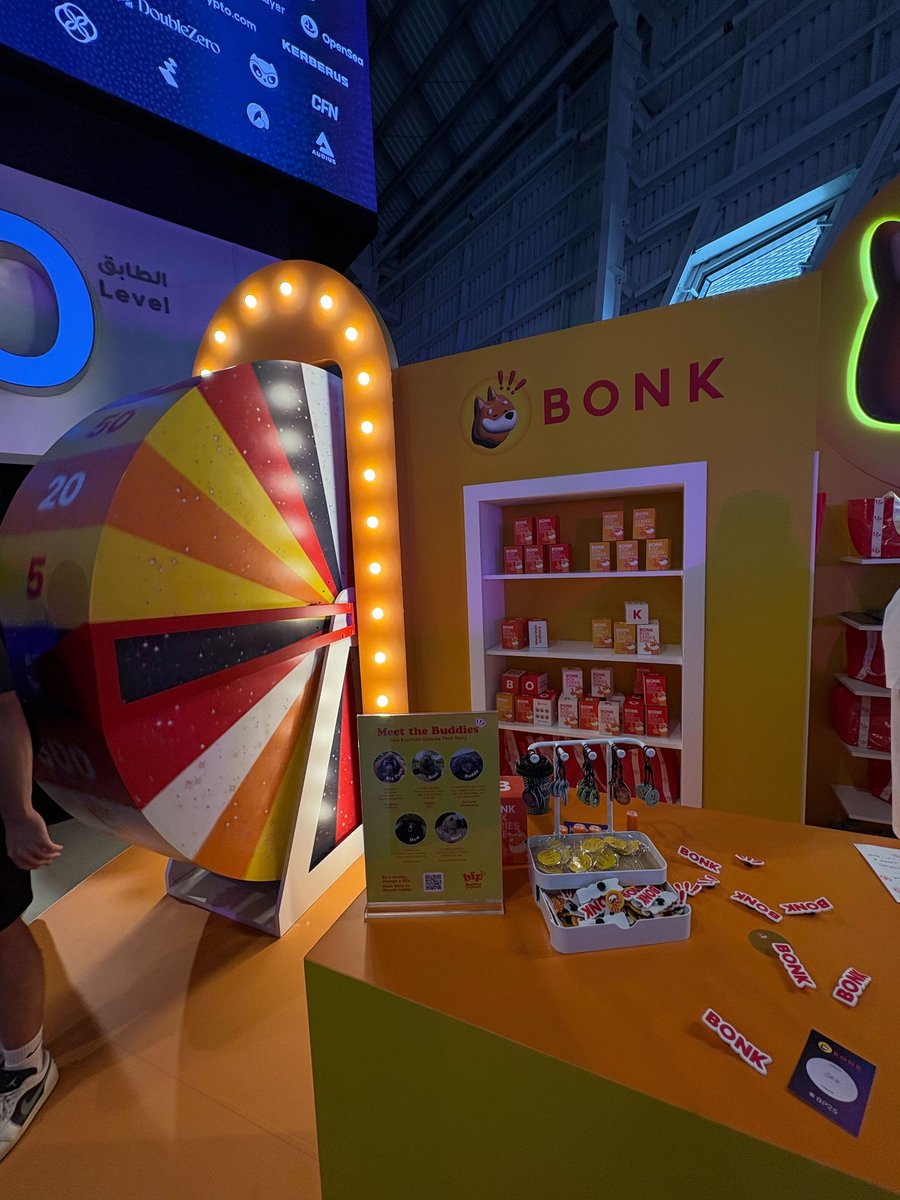 Merch is getting low, buddies ❗❗❗ 

Come spin the wheel at the <a href="/bonk_inu/">BONK!!!</a> stand for exclusive merch and other fun stuff🧡