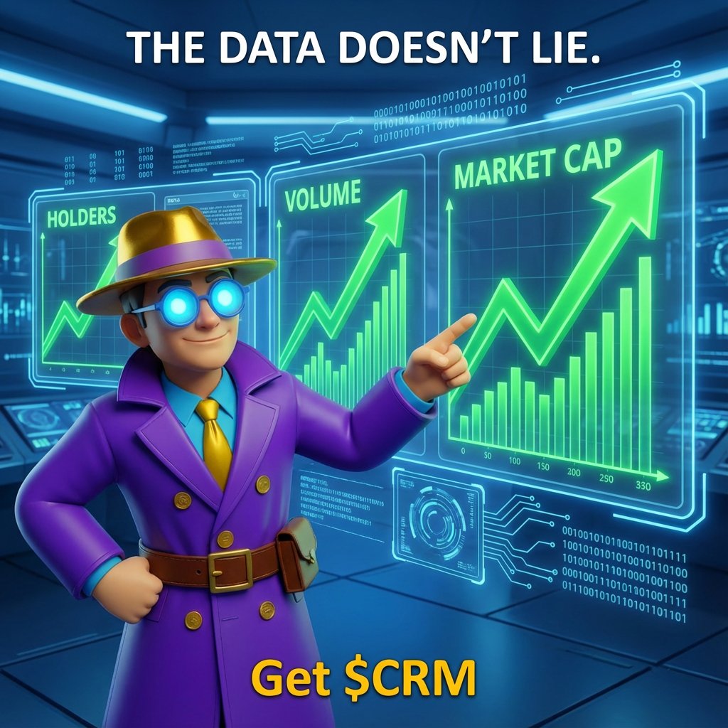 In the last 3 days, $CRM has pulled nearly a 4.5x in market cap. Volume’s outpacing almost every other creator coin, and the number of large holders keeps climbing.

We’ve held 1,000+ holders since launch — steady base, real commitment. The next step is bringing in more small