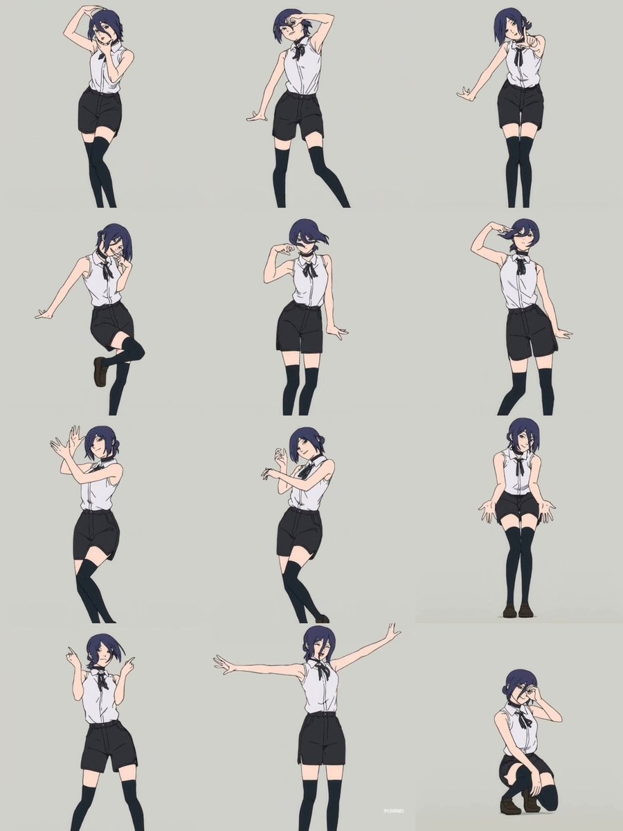 Every single pose Reze hit is literal perfection