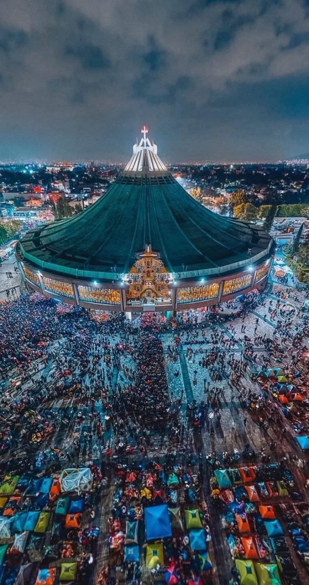 Así está la Basílica de Guadalupe.