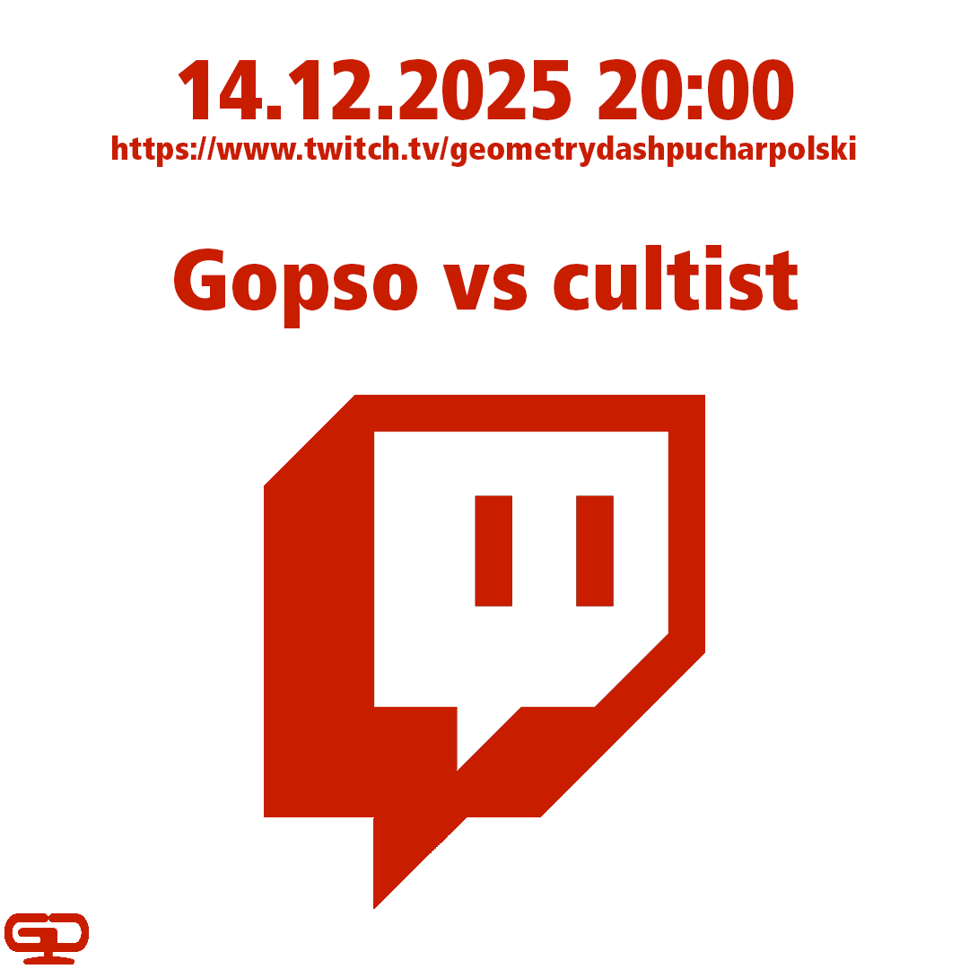 PolZwGD's tweet photo. Dzień po pojedynku Patelnji i Kakola, zmierzą się ze sobą Gopso i cultist o godz. 20:00. Zapraszamy do oglądania pojedynku na naszym kanale Twitch! https://t.co/eTktmB5MKJ