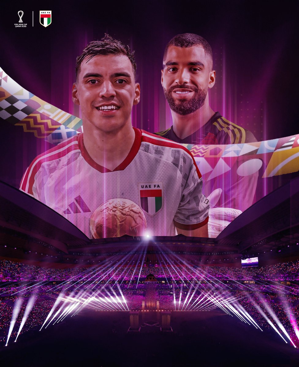 بتوفيق رجـــال الابيض 🇦🇪⚽️
<a href="/UAEFNT/">UAE NT منتخب الإمارات</a>