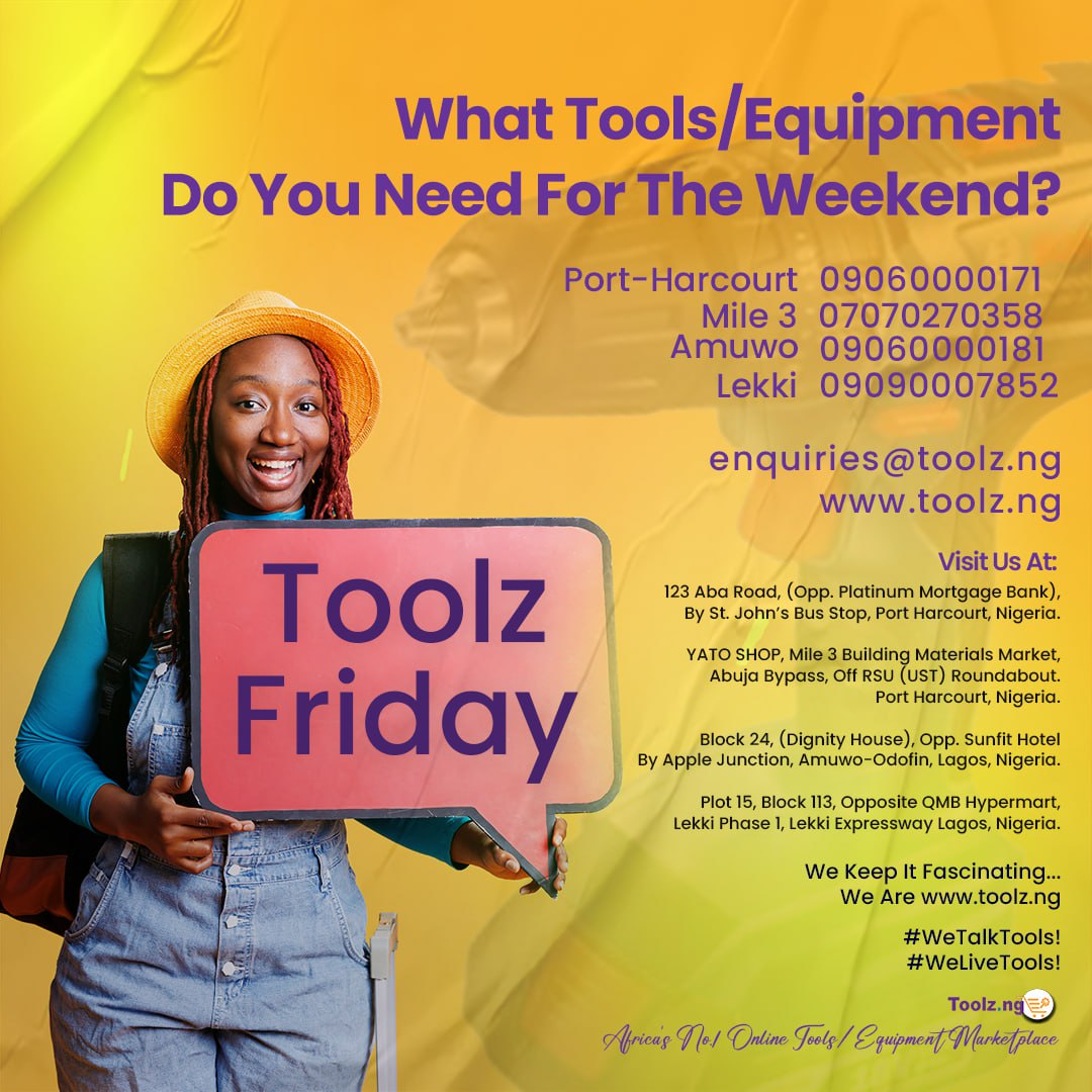 ToolzngOfficial's tweet photo. Port Harcourt - 09060000171
Amuwo - 09060000181
Lekki - 09090007852
enquiries@toolz.ng
For Further Support:
SmartTrack: 0700700TOOLZ (07007008665) FastTrack: 09060000170 support@toolz.ng
#WeTalkTools
#WeLiveTools
#fyp #tools #yatotools #toolzmas #TrendingNow https://t.co/EsbjtlS2ud