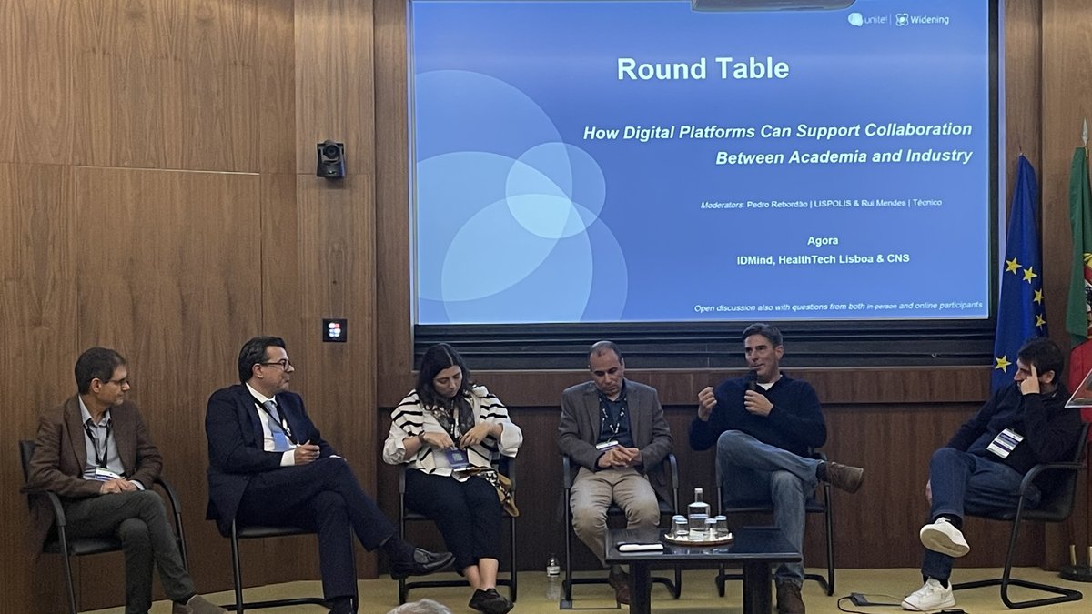 lispolis_'s tweet image. 🚀 A Lispolis marcou presença no lançamento do Digital Campus no âmbito do projeto UNITE WIDENING, que reúne 9 universidades e 13 parceiros europeus e do qual fazemos parte.
O destaque do evento foi a apresentação da plataforma AGORA - agora.unite-university.eu/event/digital-….