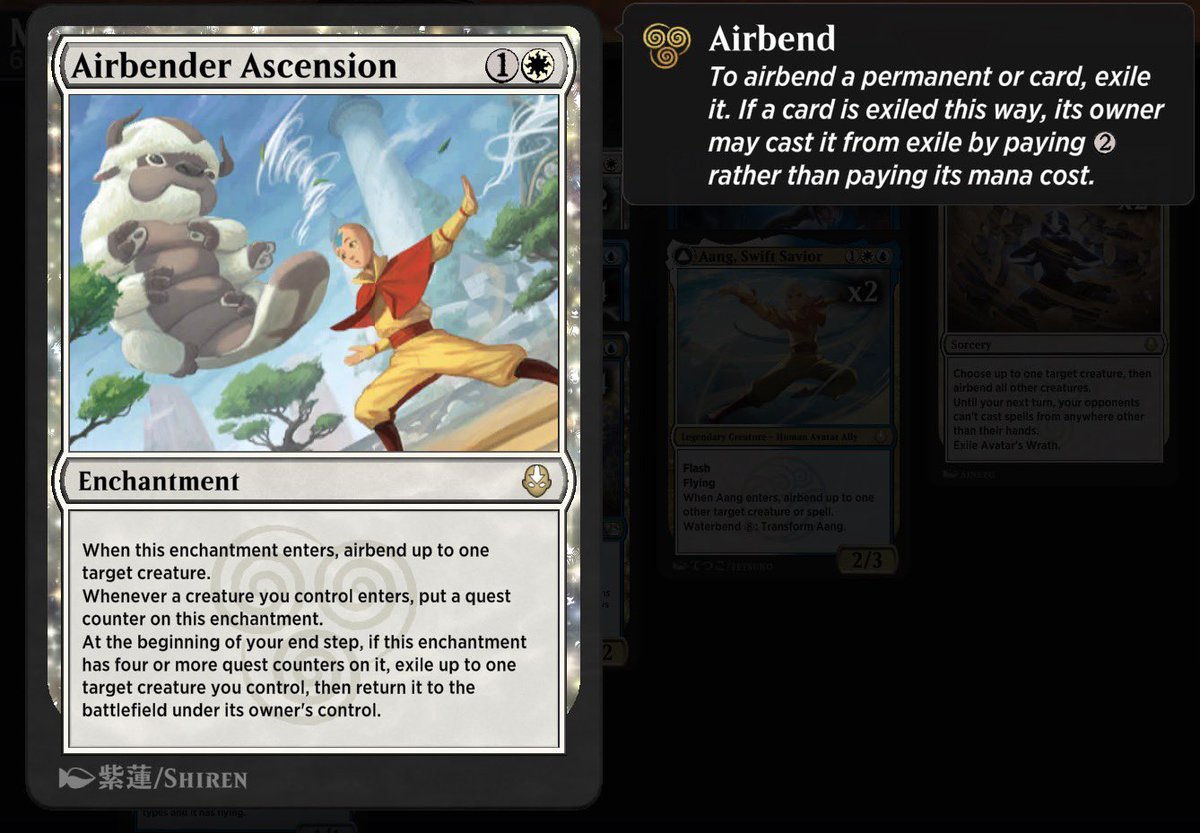 Alchemy Event 7-1
青白鳥
｢気のベンダーの位に至る｣が
凄まじく強いんだが…
 #MTGA_Alchemy