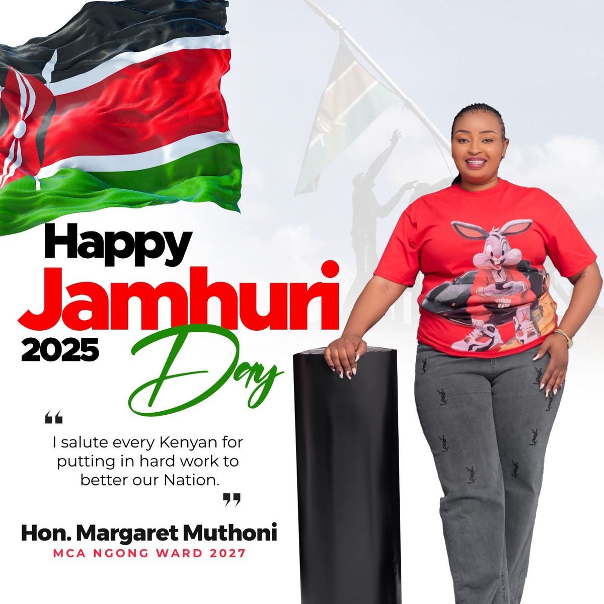 Happy #JamhuriDay from our member incoming Mca Mgongo Ward
#HumbleAt11