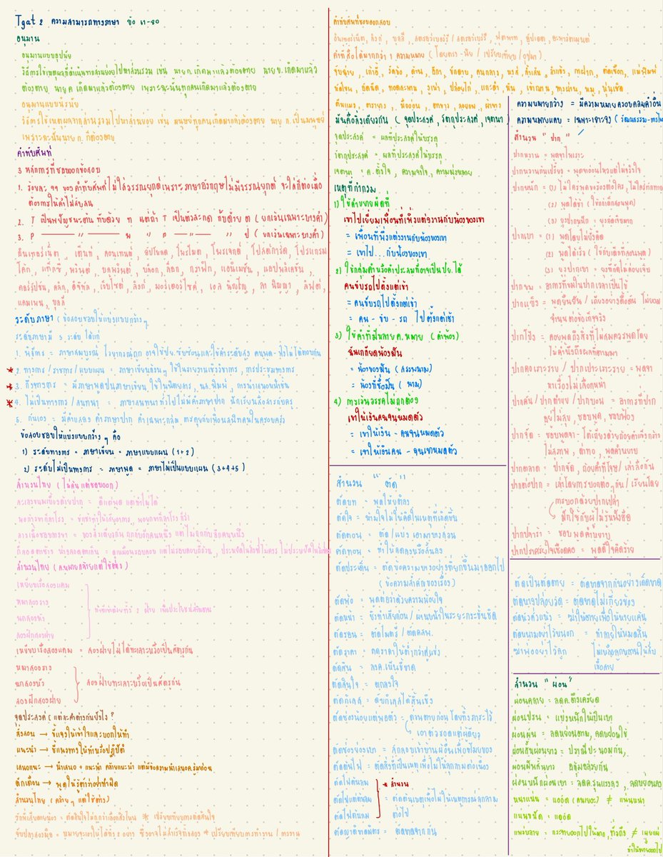 dncujr's tweet image. แบ่งสำนวนที่เจอตอนเรียนกับ P’ @Jabtopia อาจจะไม่เยอะมาก แต่อ่านเข้าเลือดเลย 🫵🏻✌🏻♥️

#tgat2 #dek69