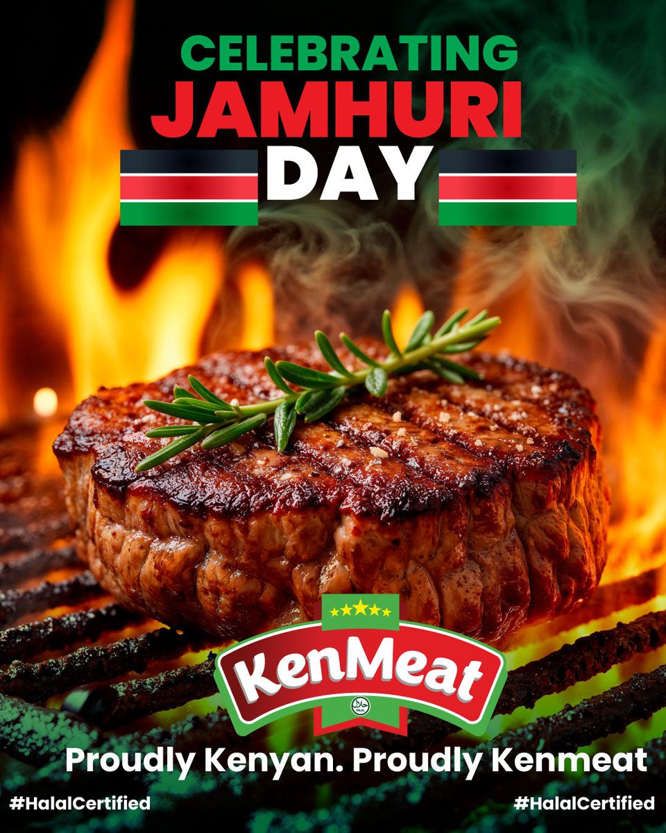 KenMeatLtd's tweet photo. Happy Jamhuri Day! Thank you for being a valued part of our journey. May this day bring joy and unity to you and your family. #JamhuriDay #everyoneschoice https://t.co/wi2l1WFrEg