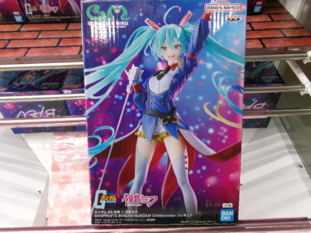 新景品入荷のご案内その1～ ・ガンダム45周年×初音ミク BANPRESTO