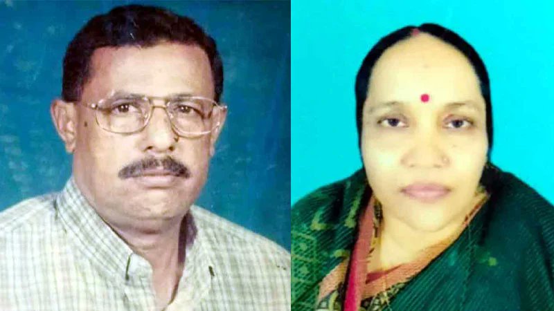 nchak1008's tweet photo. Police arrested tile worker Morsalin for the murder of Freedom Fighter Yogesh Chandra Roy and his wife in Taraganj, Rangpur. He had worked at their home shortly before the incident and has confessed. I demand justice and the highest punishment for this brutal crime. https://t.co/DLPckvewkD
