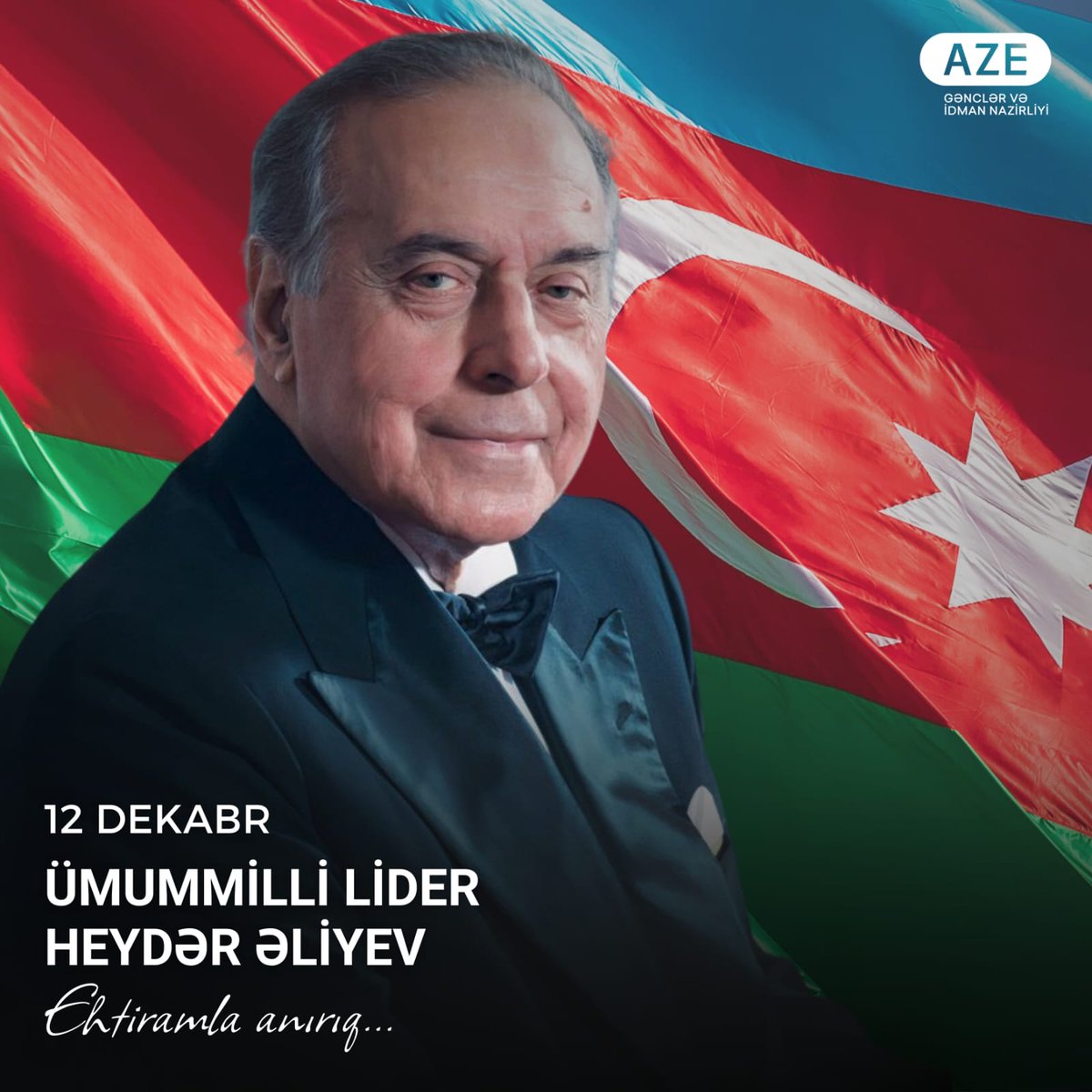 12 dekabr – Azərbaycan xalqının Ümummilli Lideri Heydər Əliyevin anım günüdür

Sevgi və hörmətlə anırıq!