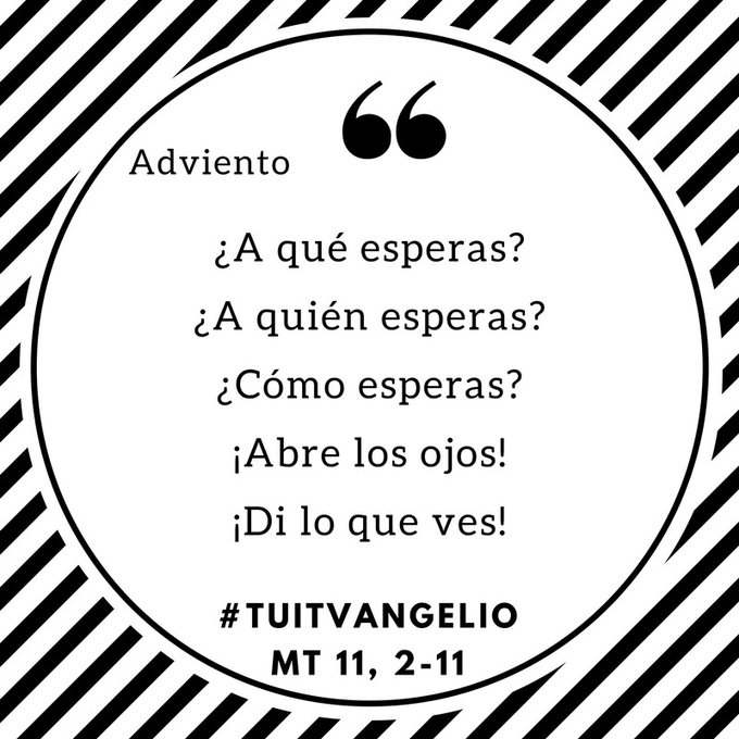 scarRomano's tweet photo. #14Diciembre
#Adviento
#Mt11,2-11
#Tuitvangelio
#EvangelioDelDía https://t.co/ipEXhRcBQL