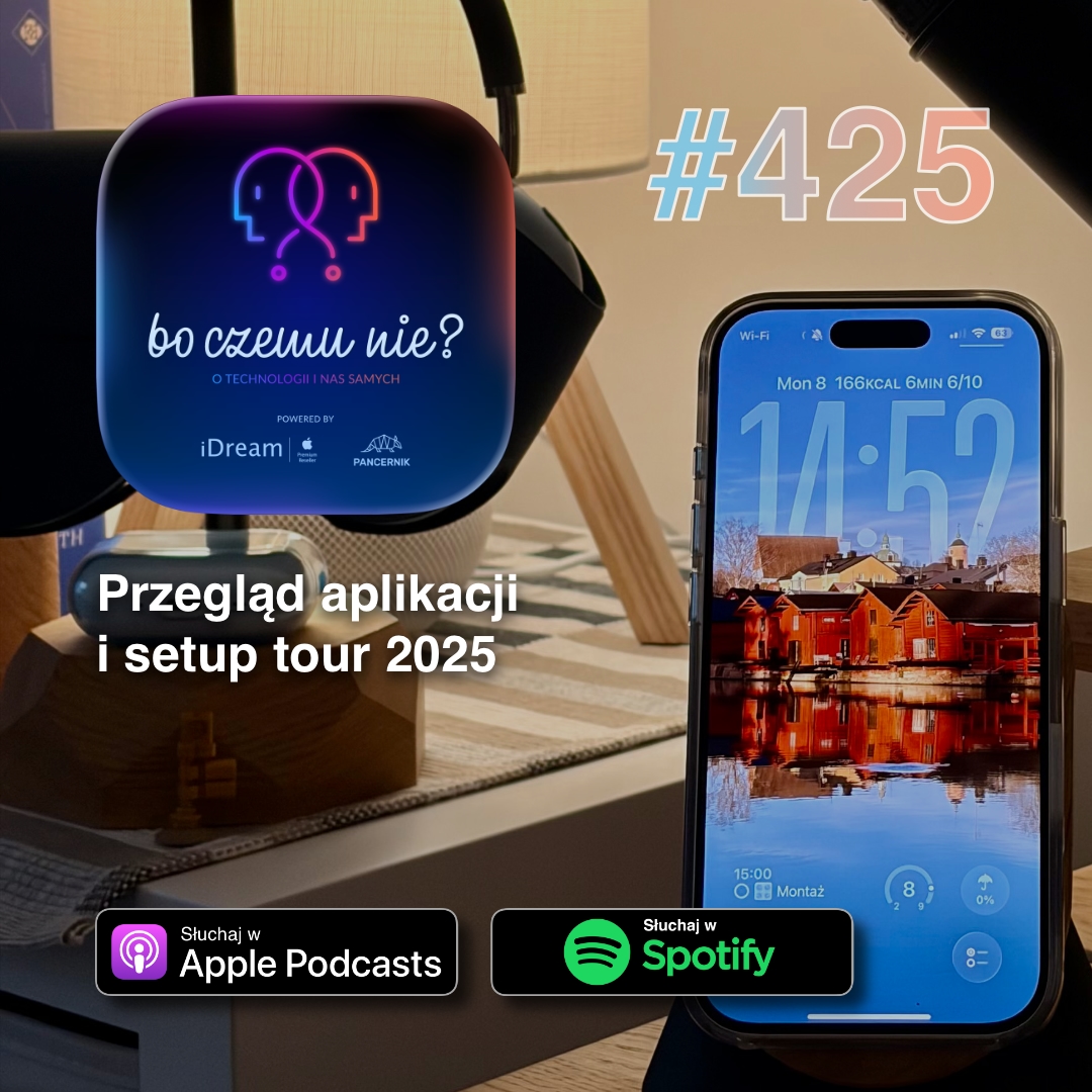 boczemuniepl's tweet photo. 📲👀 W tym odc. znajdziesz pełne omówienie moich ekranów i aplikacji na urządzeniach, z których korzystam pod koniec 2025 roku, a także aktualizację #SetupTour. Bo czemu nie?
🎙 https://t.co/NmhsvdJuad i tam, gdzie są podcasty.
🤝🏻 Współpraca: iDream + Pancernik
#podcast #Apple https://t.co/h0nzE7PiLP