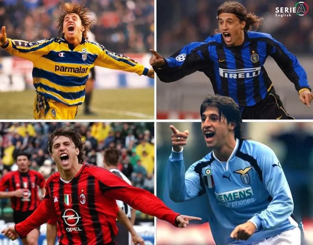 90sfootball's tweet image. Hernan Crespo - What a player!