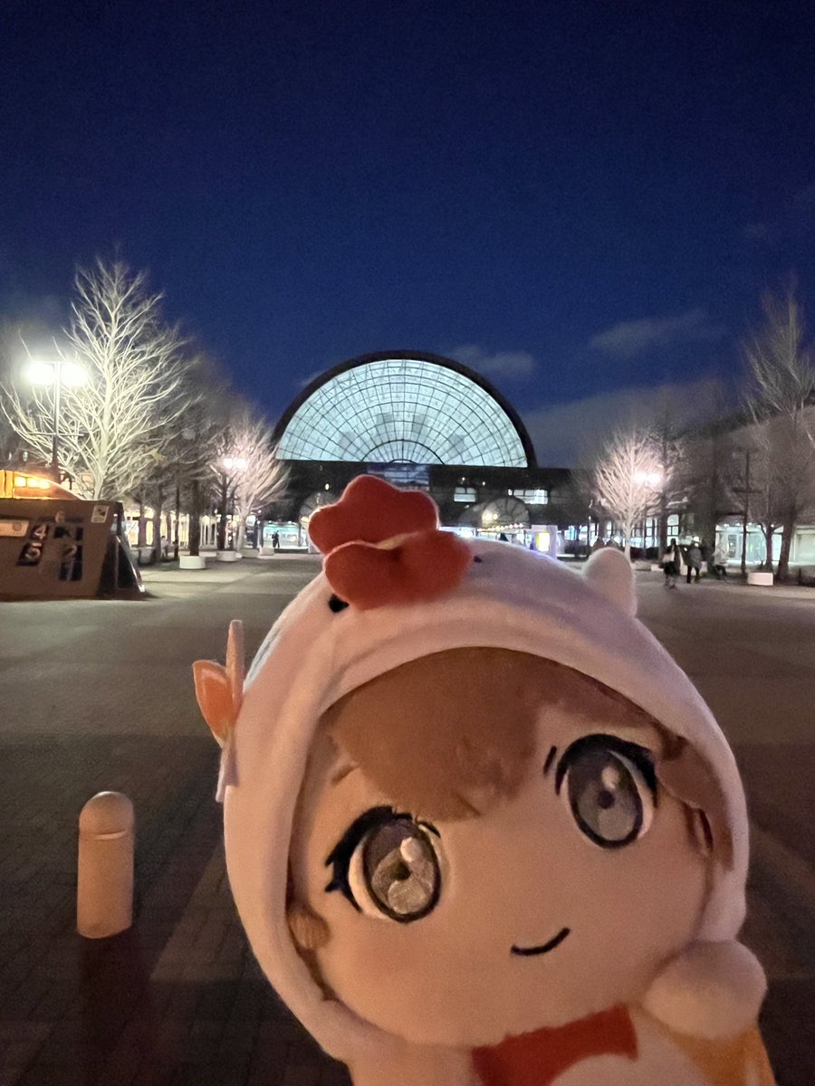 インテックス大阪に着いた。 この後、18:30からの夜公演に参戦する