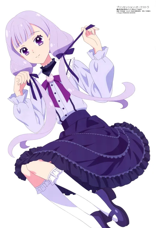 Some nice Sumire & Riri scans 💙💜 #プリオケ #オルケリア #priorche