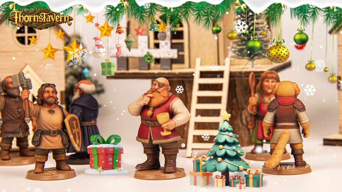 thornstavern's tweet photo. 🎄Celebrate with us and join the #ThornsTavernCreativeChallenge

✨ Just post your Christmas-themed character picture, doodle, quick sketch, or hand-drawn concept as a comment under our #ThornsTavernCreativeChallenge FB post: https://t.co/3wl3Q8cirJ

🎁 We will select 8 winners from the comments:
3 winners will each receive a set of Thorns Tavern Holiday-Edition Dice with festive colors and patterns.
5 winners will each receive a Thorns Tavern Member Pack.

🔥 Show us your creativity in the #ThornsTavernCreativeChallenge 🎉