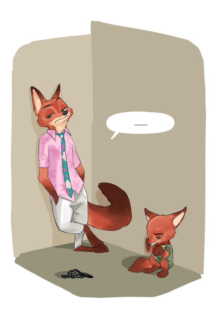 fluffle_pack's tweet photo. #Zootopia #Zootopia2 #NickWilde 
한편 닉 와일드의 경우 [2/4] https://t.co/v5Lj9bg1lw