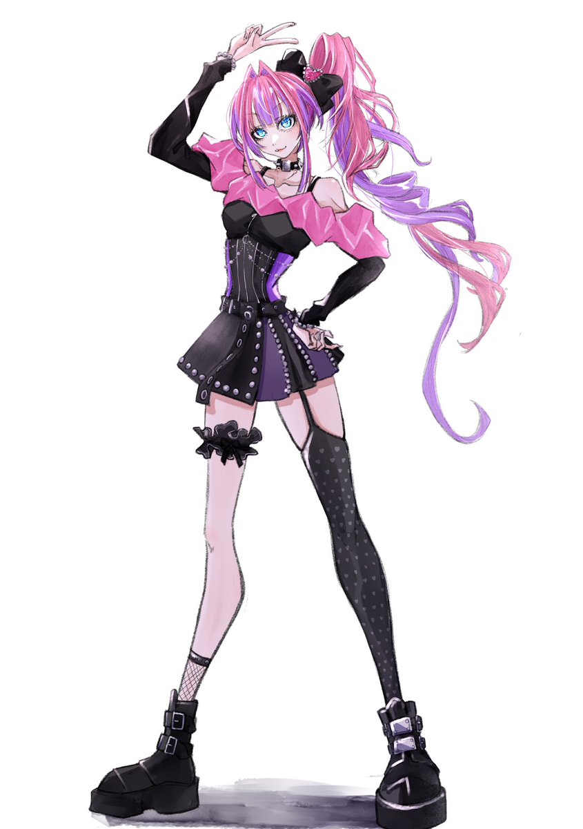 rkgkヴィヴィ〜！！
ライブ衣装カッコよくて好き❤️
#ヴィヴィメイク