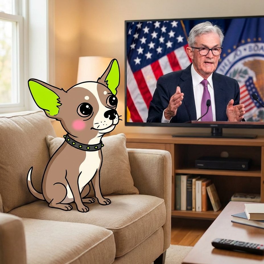 Powell just cut rates… 👀
So what happens next? Who knows.

For now — let’s start with a daily check-in 🐾
Stay ready.

#CHIWAT #KAIA #Memecoin #Memecoin2025