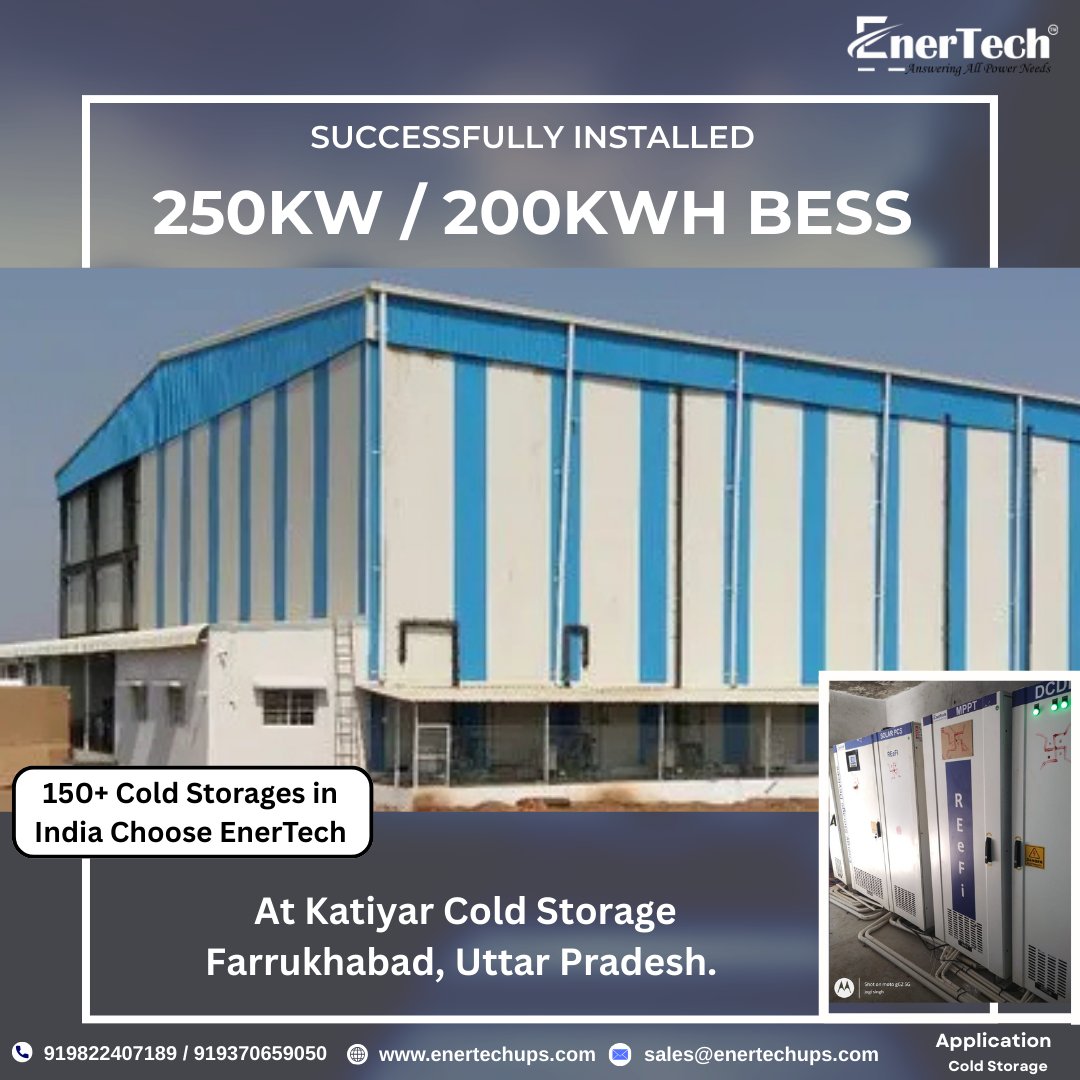 Enertechups_Pun's tweet image. Excited to share that #EnerTech will power #Energy #Storage projects in #Katiyar #ColdStorage #Farukhabad, 
+91 9370659050
#Dhurandhar #KisKiskoPyaarKaroon2Trailer #KaranVeerMehra𓃵 #VivianDSena #AvinashMishra #TommyHilfigerxPondPhuwin #akshaykhann #Ranveerkapoor #sanjaydutta