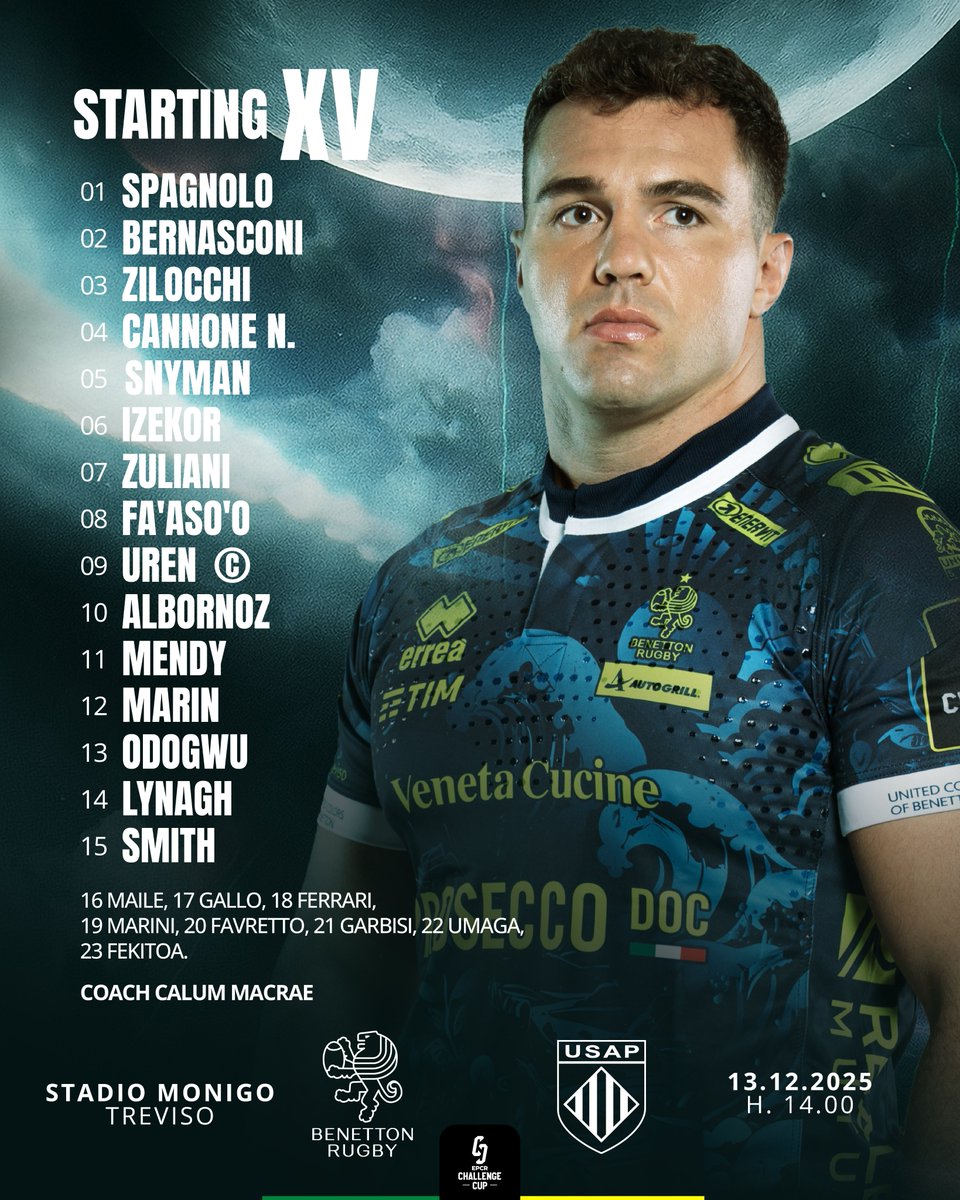 Benetton Rugby 🦁 tweet media