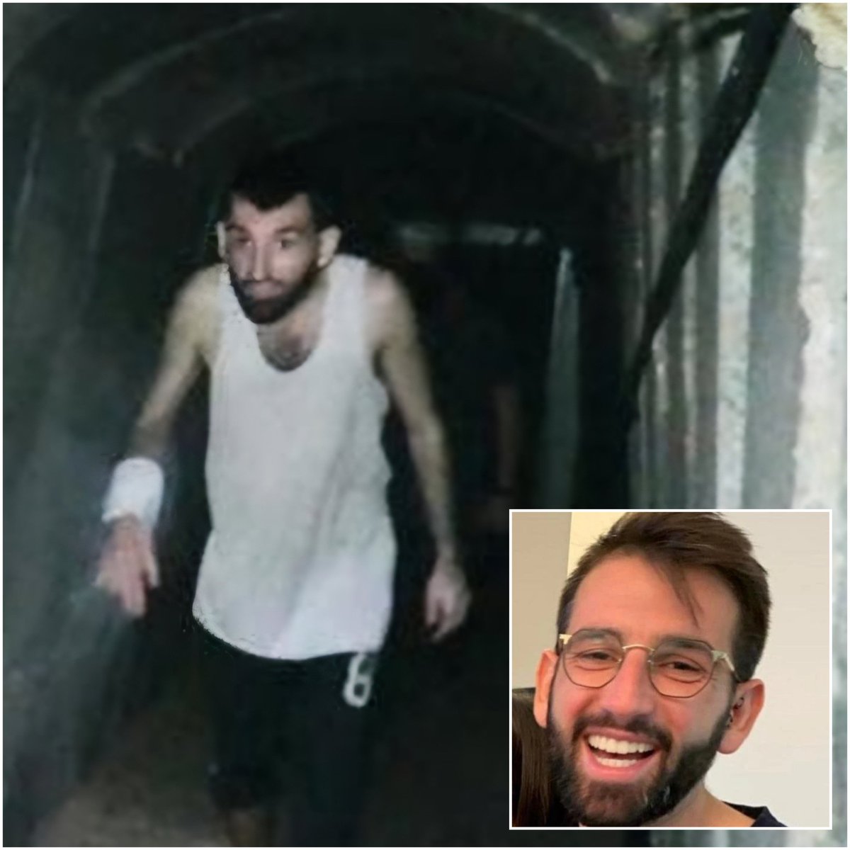 YosephHaddad's tweet image. הימים הראשונים של אלמוג סרוסי בשבי חמאס מעידות על הרוע המפלצתי והסדיסטי של חמאס והעזתים. הוא נחטף פצוע בשבעה באוקטובר ממסיבת הנובה כשבת זוגו נרצחה, הוא הובא לדירה בעזה ונקשר למיטה, בקבוק מים הונח בחדר רחוק ממנו ולא בהישג יד ועוד פחית של עדשים לא מבושלות. במשך 3 ימים זה היה המצב…