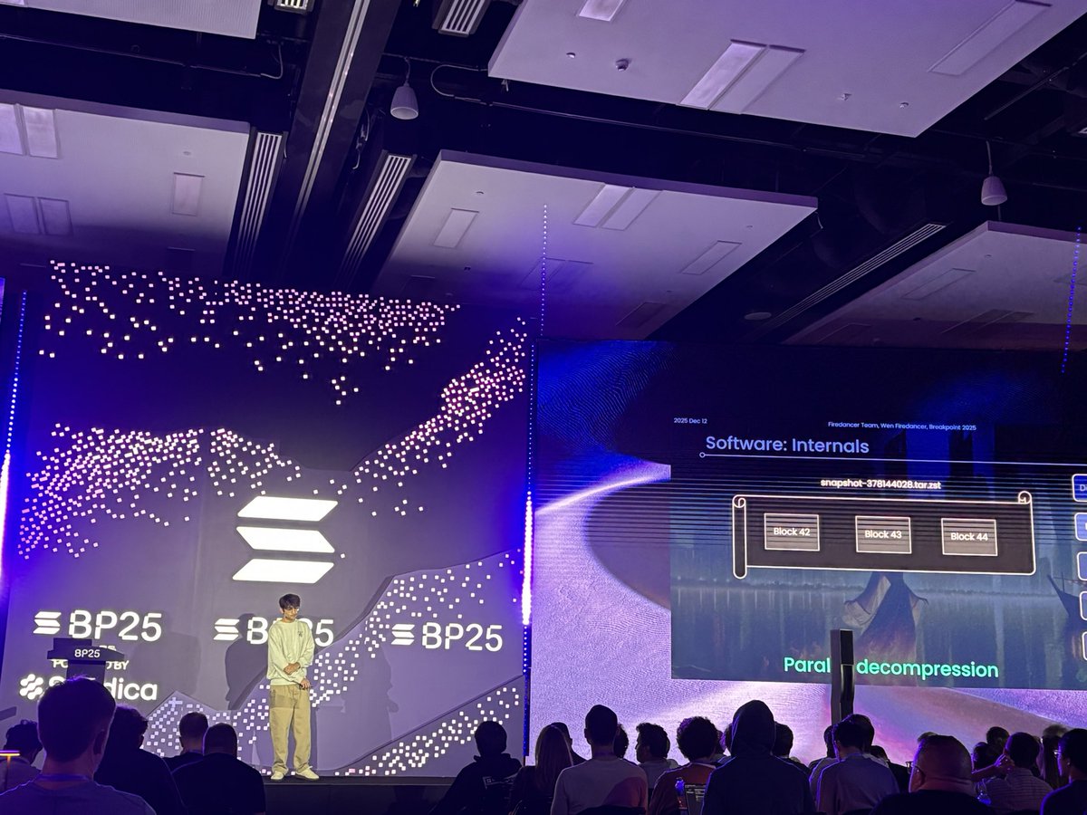 <a href="/jump_firedancer/">Firedancer 🔥💃🏻</a> has confirmed that full Firedancer client is already working in three Valdiators in  @Solana Mainnet cluster.

Agave vs Firedancer “stake war” will become very interesting in 2026 and there is only one winner, all Solana users.