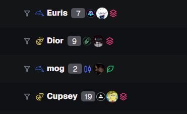 Each of them is worth millions and they still pvp every runner for $1k profit instead of bidding the main one 😂

Losers