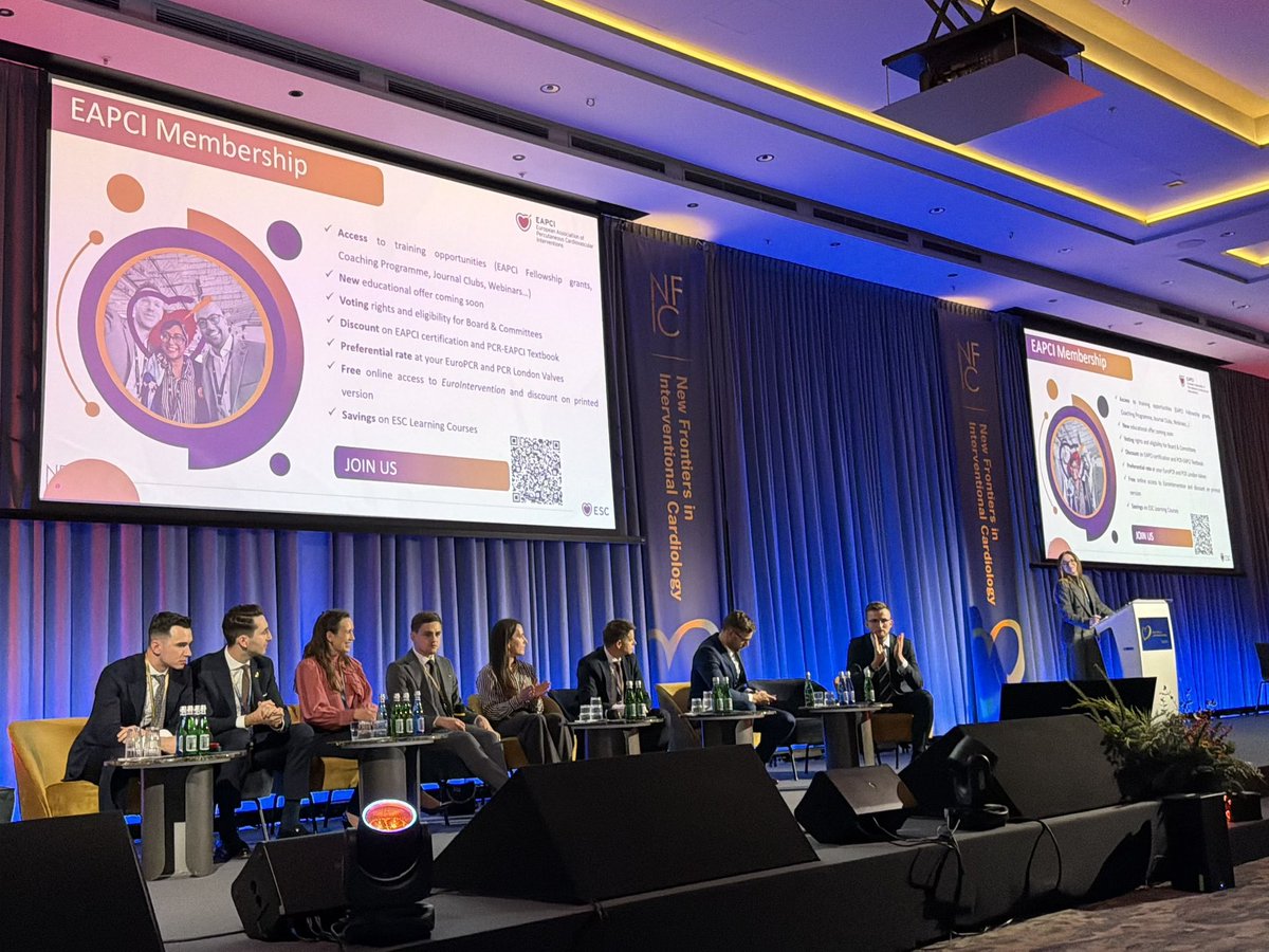 aleks_gasecka's tweet photo. EAPCI Young Committee Session @NficKrakow! 
🥊Competition: Fight or Be Forgotten!
🫀Three exciting cases
👏Two expert teams
🥇One EAPCI family

Join us for a new era in interventional cardiology starting at EAPCI Summit 2026 in Munich, 19-20 February ! 
https://t.co/CWhcSlNb6m https://t.co/tyKoyTHBx9