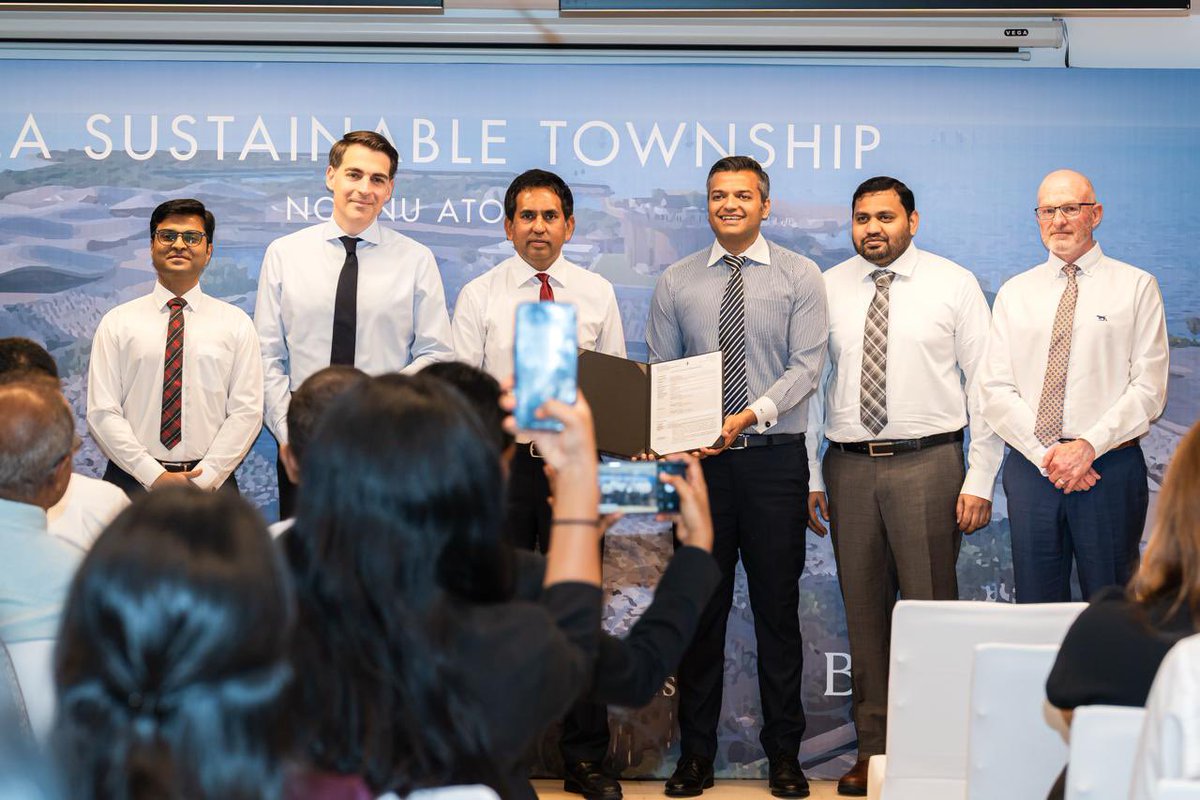 ރާއްޖޭގައި ފުރަތަމަފަހަރަށް، ޚާއްސަ އިޤްތިޞާދީ ސަރަޙައްދު ކަނޑައެޅުމުގެ ޤާނޫނުގެދަށުން، ސަސްޓެއިނަބަލް ޓައުންޝިޕެއް ޤާއިމް ކުރުމުގެ ހުއްދަ އެވަނީ ދެވިފައި. 
790 މިލިއަން އެމެރިކާ ޑޮލަރު ނުވަތަ ރުފިޔާގެ އަގުން ނަމަ 12.2ބިލިއަން ރުފިޔާގެ އަގުގައި، ނ.އަތޮޅުގައި ތަރައްޤީކުރާ