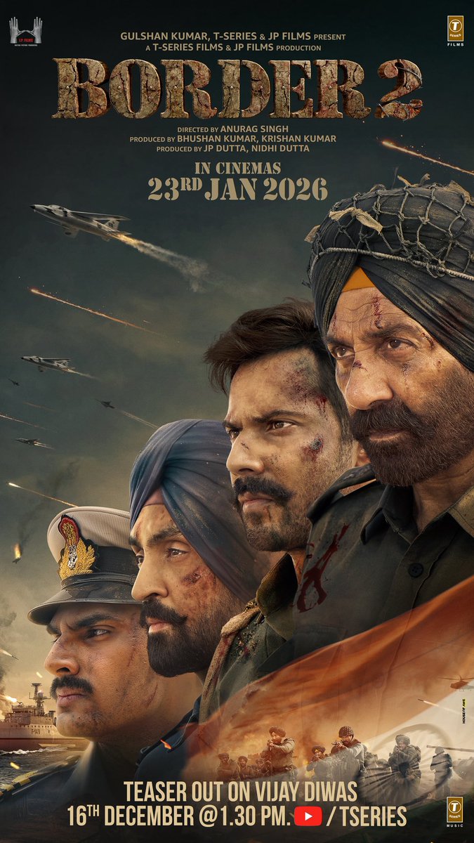 RealNidhiDutta's tweet photo. #Border2 @TSeries @SinghAnurag79 @iamsunnydeol @Varun_dvn @diljitdosanjh #ahanshetty @shivchanana @binoygandhi @JPFilmsOfficial https://t.co/zDkdjutiti