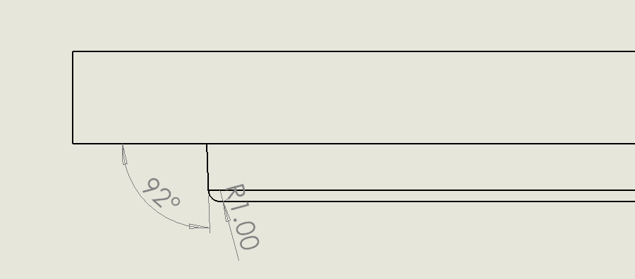I’ve seen a few wondering about how the lid locks in at the end of each joint. The answer is simple:
It uses a clearance fit. There’s a 0.5 mm gap, and the outer edge is drafted 2 degrees and filleted by 1 mm (the fillet just helps it slide in more easily).

Also the wall is