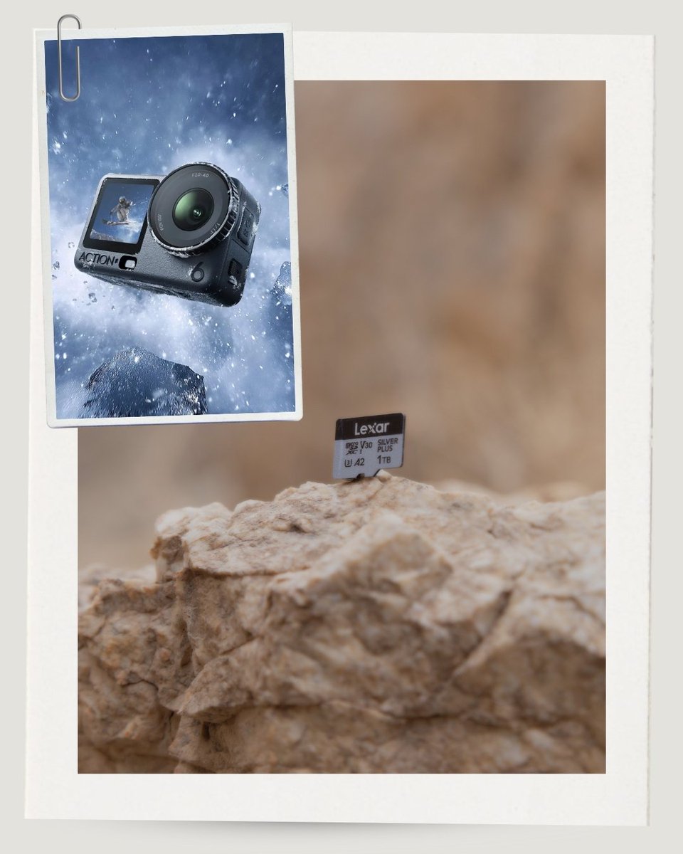 lexarmemory_jp's tweet image. Lexar Silver Plus microSDは、あなたのAction 6カメラに最適な相性です。
高速で信頼性のあるストレージで、最もアクティブな瞬間にも対応します。📸❄️
tr.ee/JlF2yA
#Lexar #レキサー #SILVERPLUS #DJI #アクションカメラ