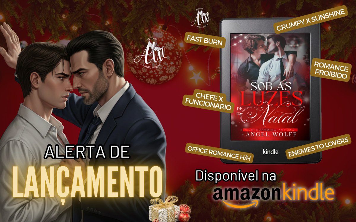 amrwolff's tweet photo. Sob as Luzes do Natal já está disponível! 🎄🔥
Tensão, desejo proibido e dois homens prestes a cruzar uma linha sem volta.
Enemies to lover, age gap, slow burn, chefe x funcionário

👉 https://t.co/lchbFu4uZS https://t.co/31ETzxG1Bq